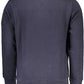 Grand Polo Blue Cotton Men's Sweater