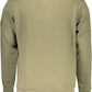 Chic Green Round Neck Cotton Sweatshirt