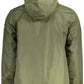 Green Hooded Waterproof Nylon Jacket