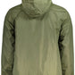 Elegant Waterproof Green Hooded Jacket
