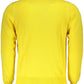 Elegant Yellow Polo Sweater with Embroidery