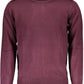 Elegant Long-Sleeved Red Polo Sweater