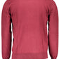 Crimson Nylon Round Neck Sweater