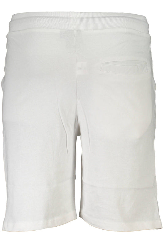 Elegant Sporty White Polo Shorts