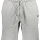 Sophisticated Gray Cotton Sporty Shorts