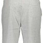 Sophisticated Gray Cotton Sporty Shorts