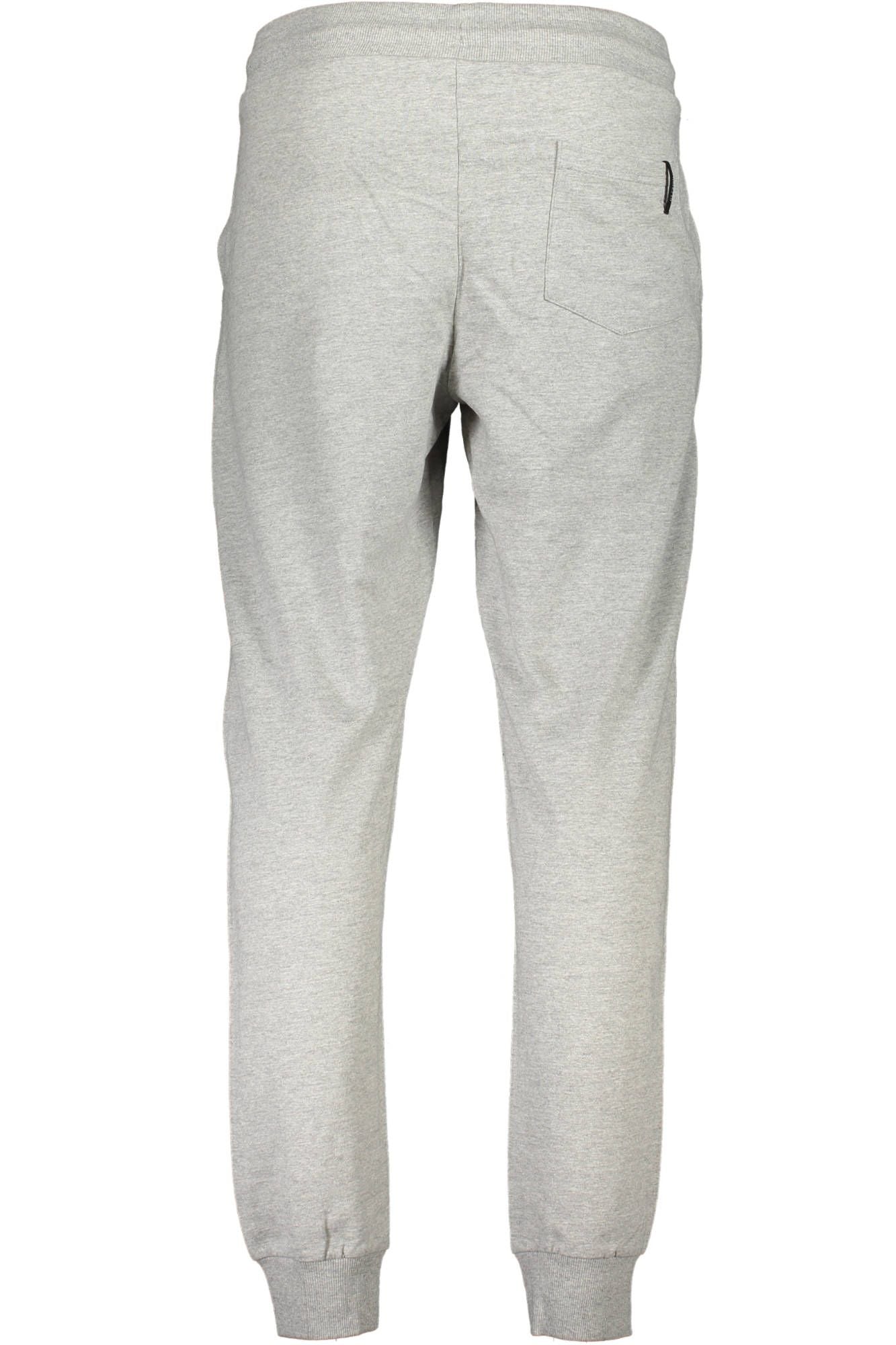 Elegant Gray Sports Pants with Refined Detailing