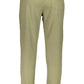 Chic Green Elastic Cuffed Sports Pants