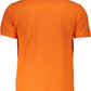 Elegant Orange Cotton Polo Shirt