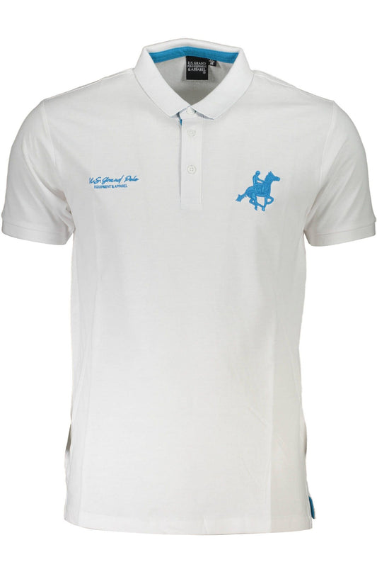 Classic Short-Sleeved White Polo