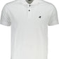 Elegant White Polo Shirt with Embroidery