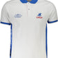 Elegant Contrasting Polo with Embroidery