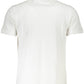 Elegant White Embroidered Polo Shirt