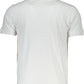Elegant White Polo Shirt with Embroidery
