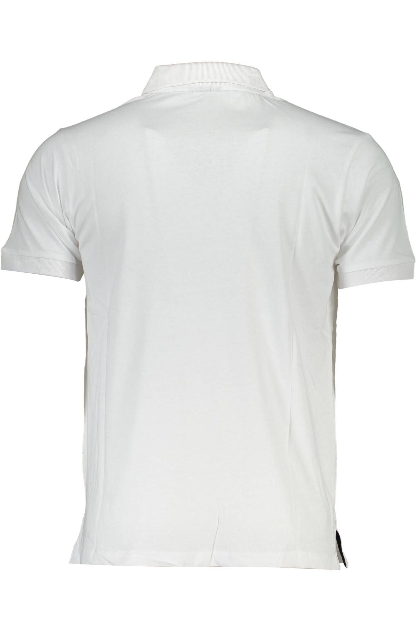 Elegant White Polo Shirt with Embroidery