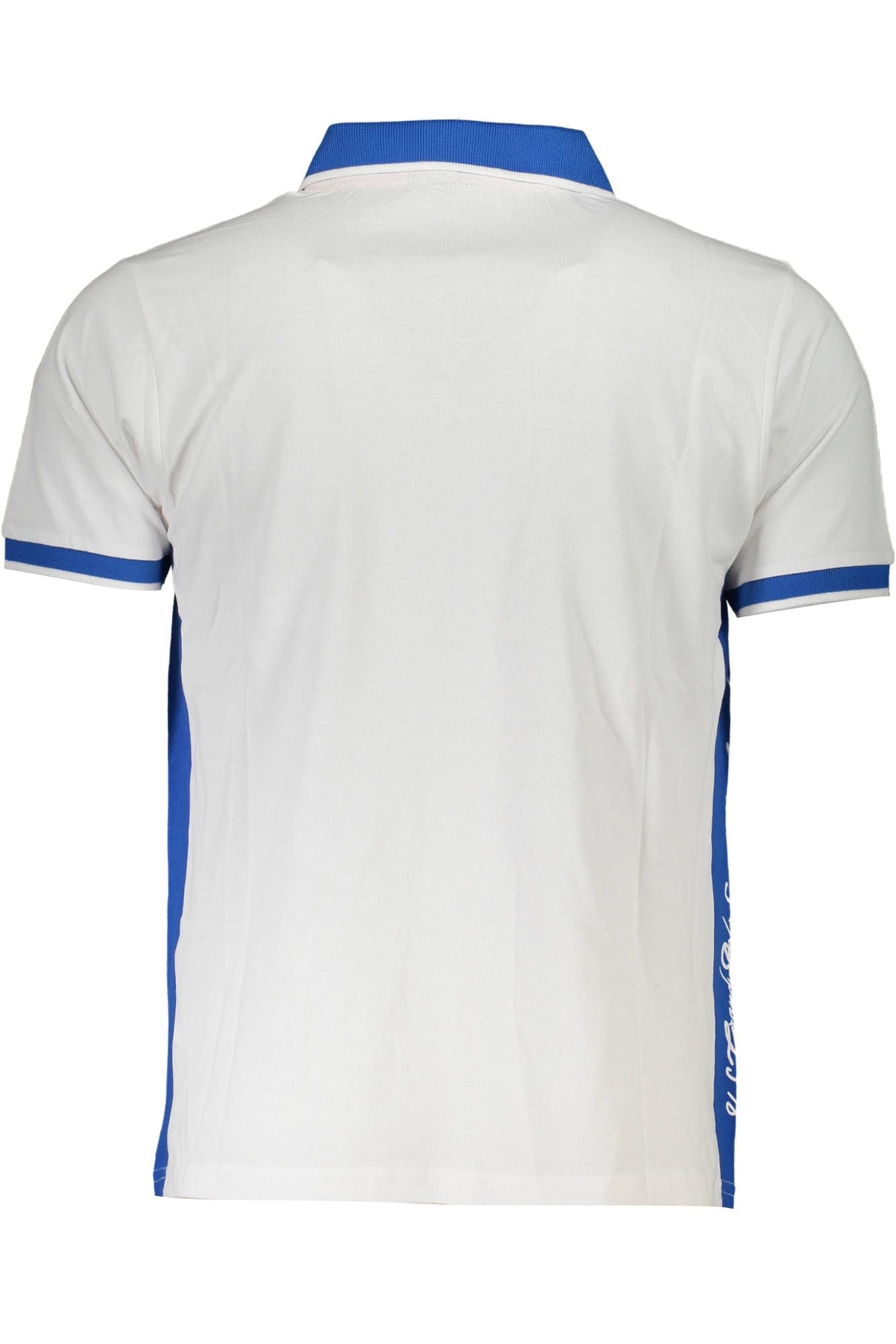 Elegant Contrasting Polo with Embroidery