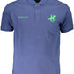 Elegant Short-Sleeved Embroidered Polo Shirt
