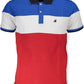 Chic Contrasting Polo with Embroidered Logo