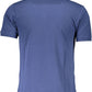 Classic Blue Polo Shirt with Elegant Embroidery