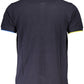 Elegant Embroidered Polo with Contrasting Details
