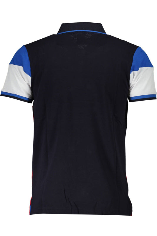 Chic Contrasting Polo with Embroidered Logo