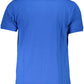 Chic Short-Sleeved Blue Polo for the Modern Man