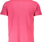 Elegant Pink Short-Sleeved Polo Shirt