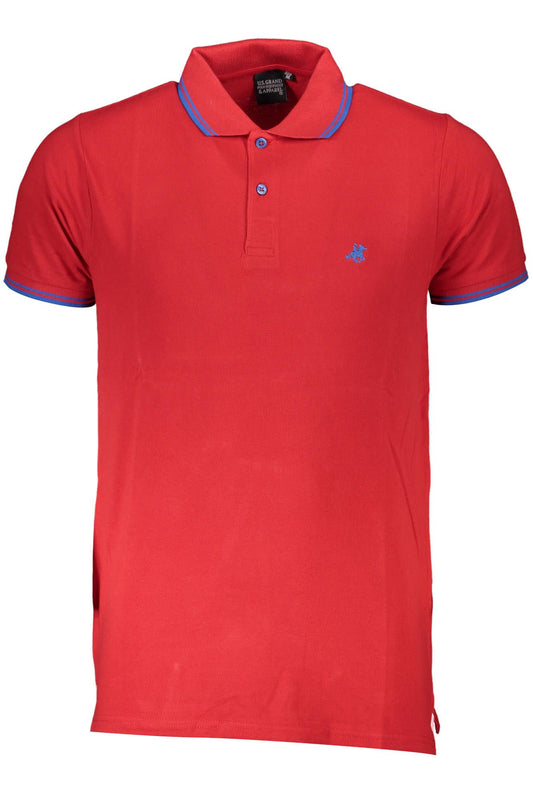 Elegant Short-Sleeved Polo with Contrasting Details