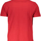 Elegant Red Cotton Polo Shirt