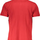 Elegant Red Polo with Embroidery Detail