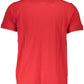 Elegant Short-Sleeved Crimson Polo