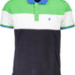 Chic Contrasting Detail Green Polo Shirt