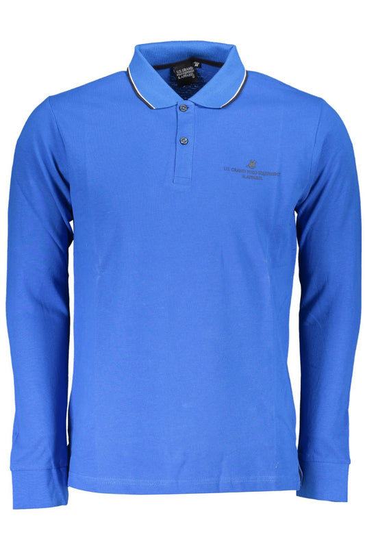 Elegant Long-Sleeved Polo with Contrasting Details