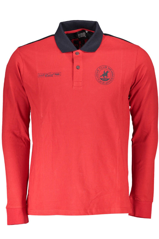 Elegant Long-Sleeved Polo with Contrasting Details