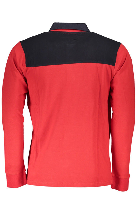 Elegant Long-Sleeved Polo with Contrasting Details