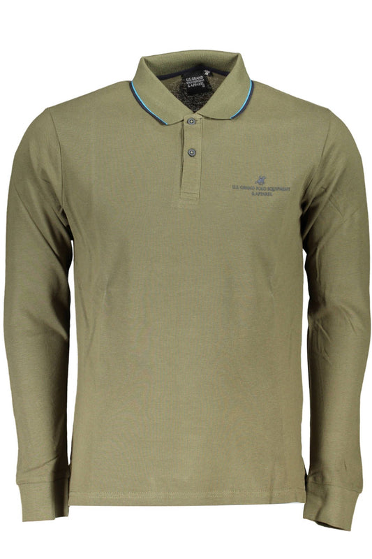 Elegant Long Sleeve Polo with Contrasting Details