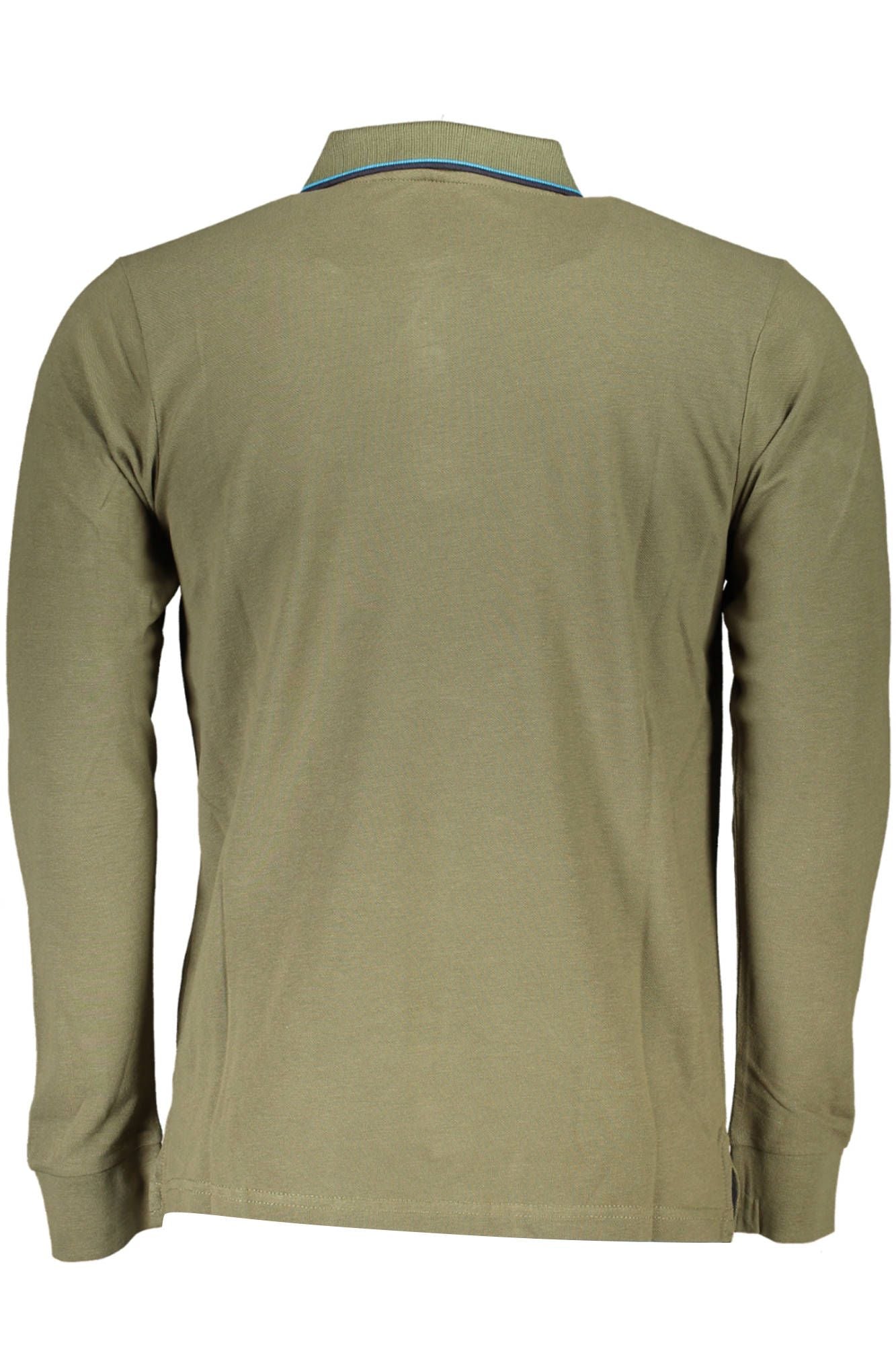 Elegant Long Sleeve Polo with Contrasting Details