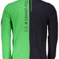 Elegant Long-Sleeved Polo with Contrasting Details