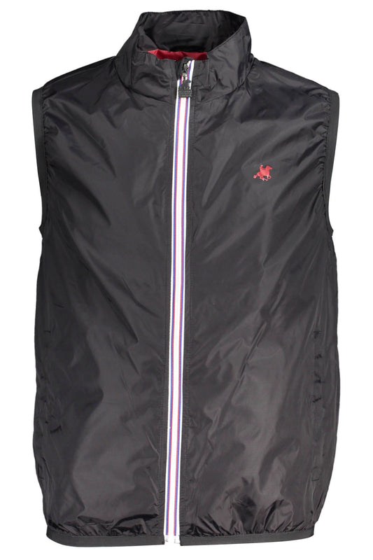 Sleeveless Waterproof Black Jacket