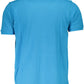 Elegant Mandarin Collar Polo in Light Blue