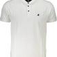 Mandarin Collar Polo with Contrasting Detail