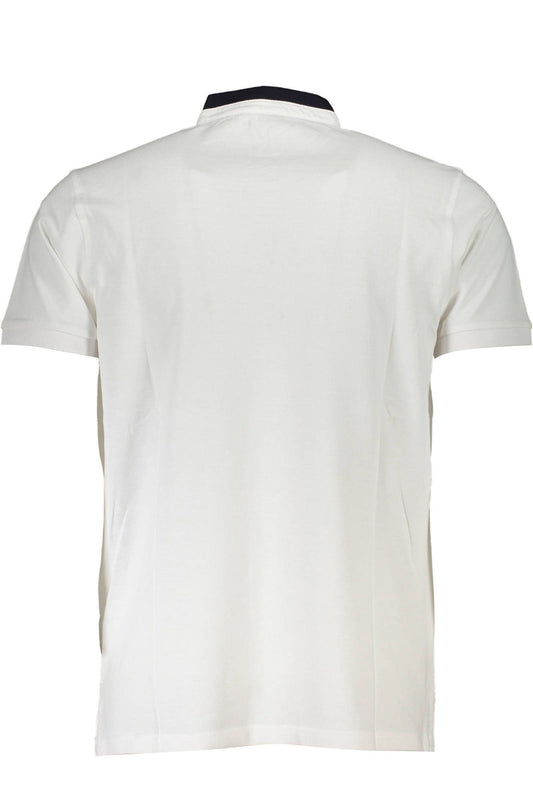 Mandarin Collar Polo with Contrasting Detail