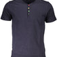 Elegant V-Neck Buttoned Polo Shirt