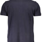 Elegant Mandarin Collar Polo Tee with Embroidery