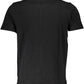 Chic V-Neck Polo with Elegant Embroidery