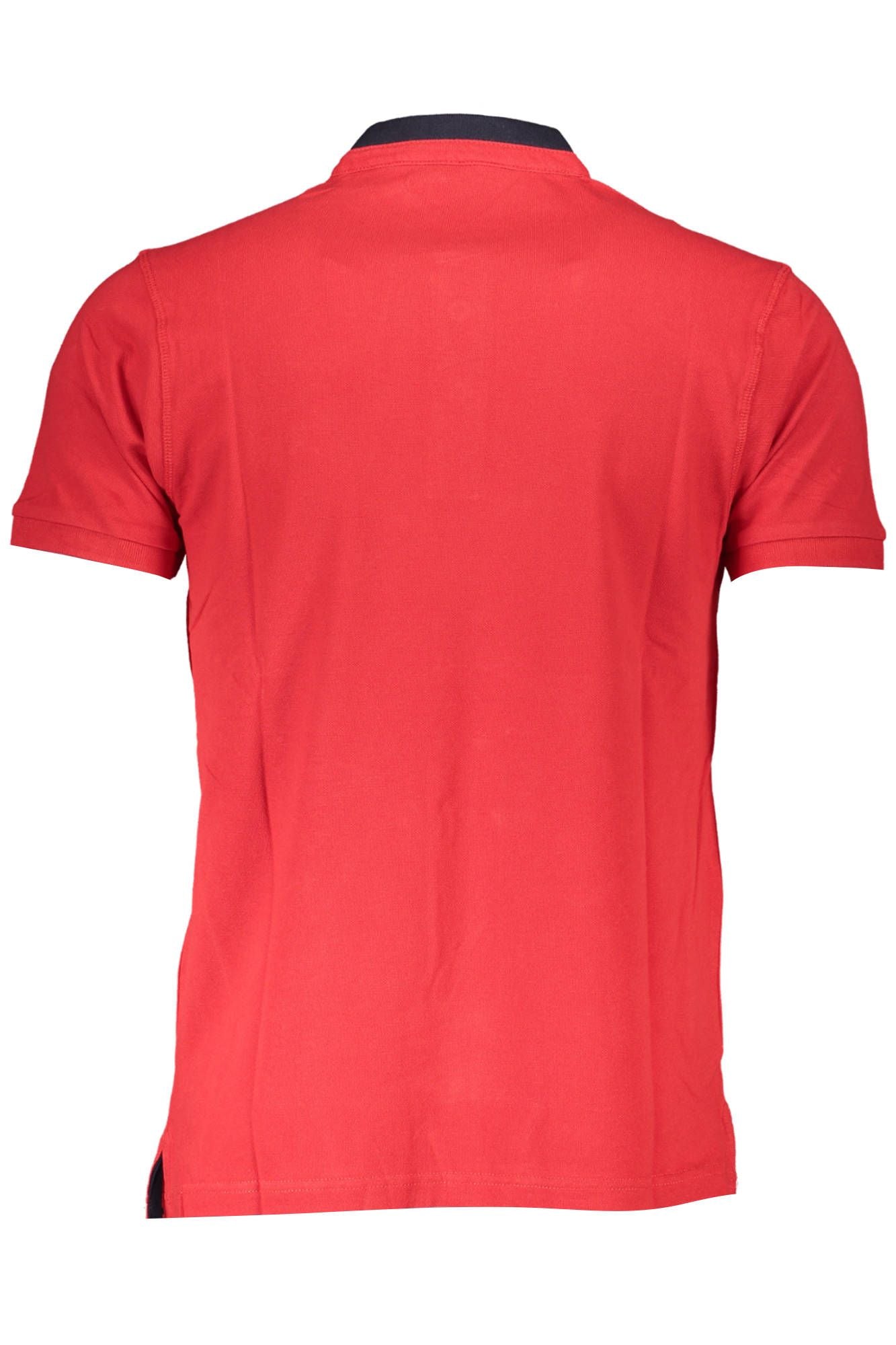 Mandarin Collar Polo with Contrast Details