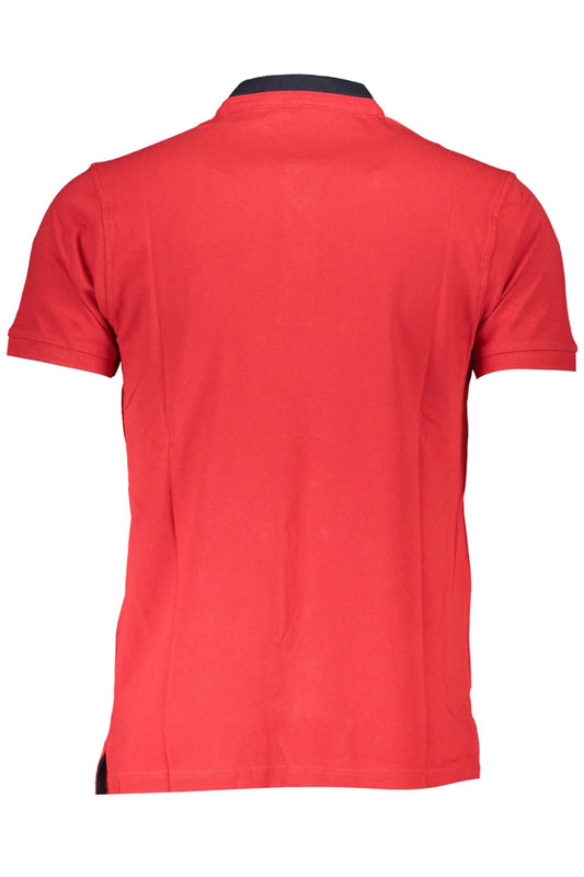 Mandarin Collar Polo with Contrast Details