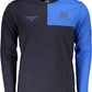 Elegant Blue Contrasting Detail Tee