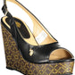 Chic Strappy Wedge Sandals - 11cm Elevated Elegance