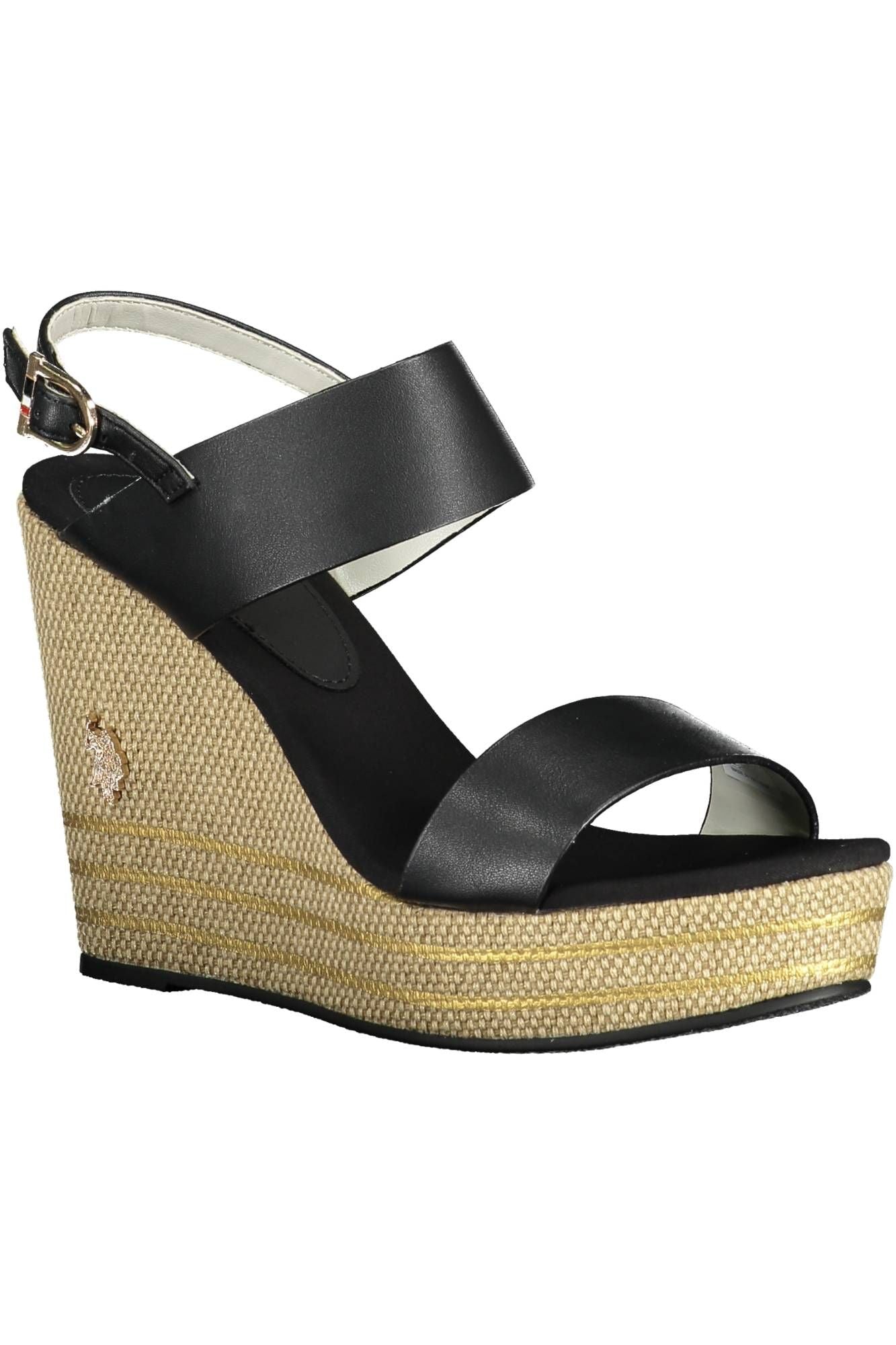 Chic Ankle Buckle Wedge Sandals